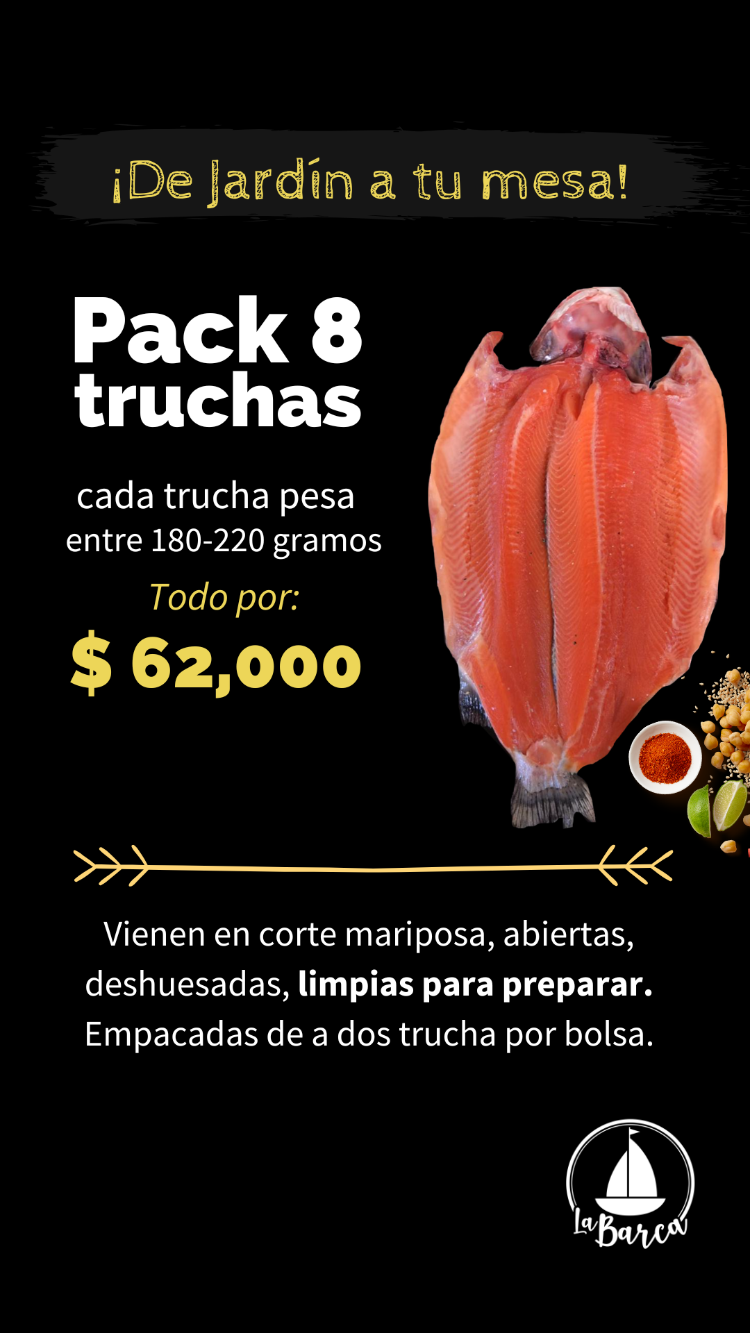 Trucha mariposa