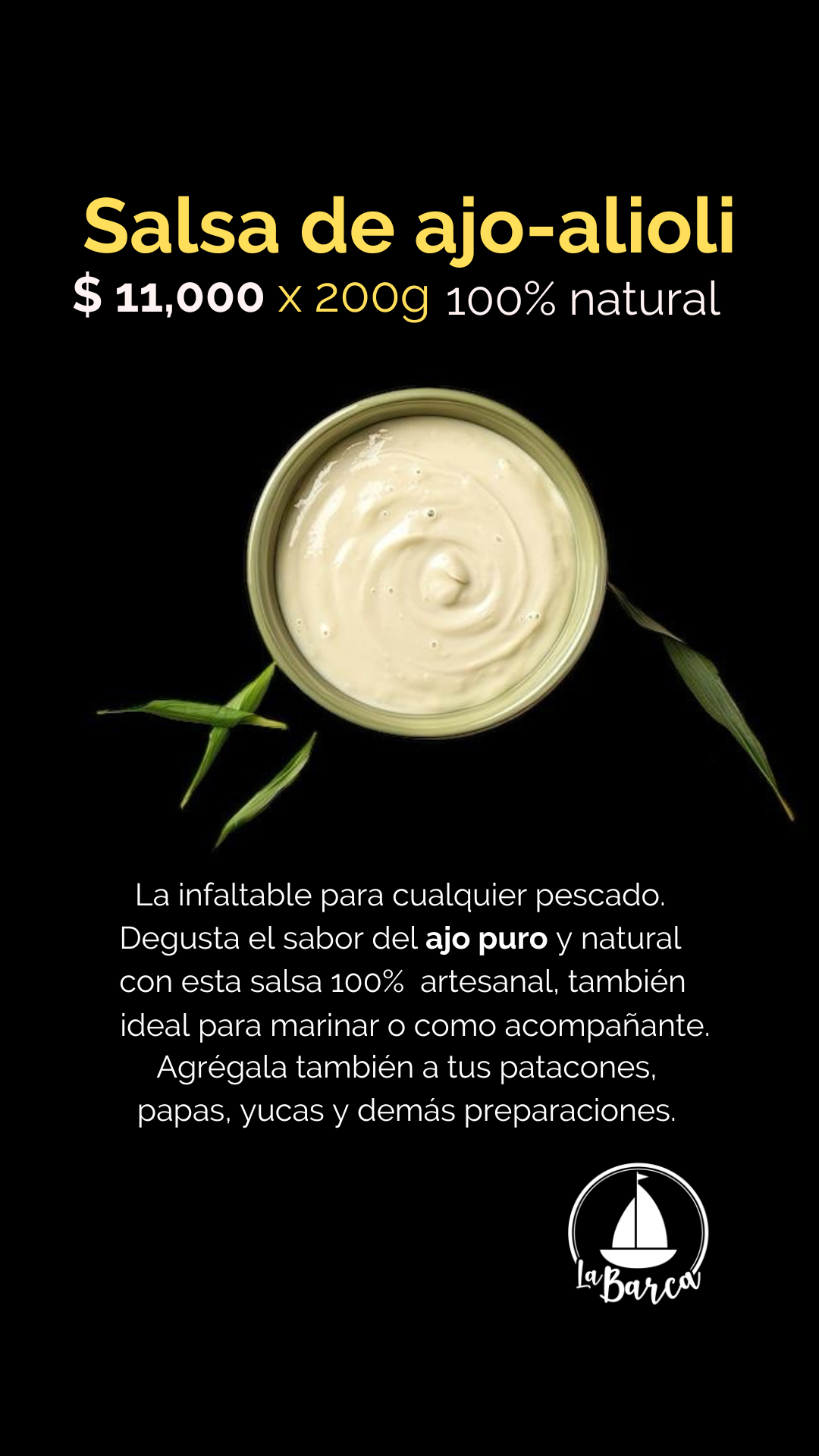 Salsa de ajo-alioli 200g